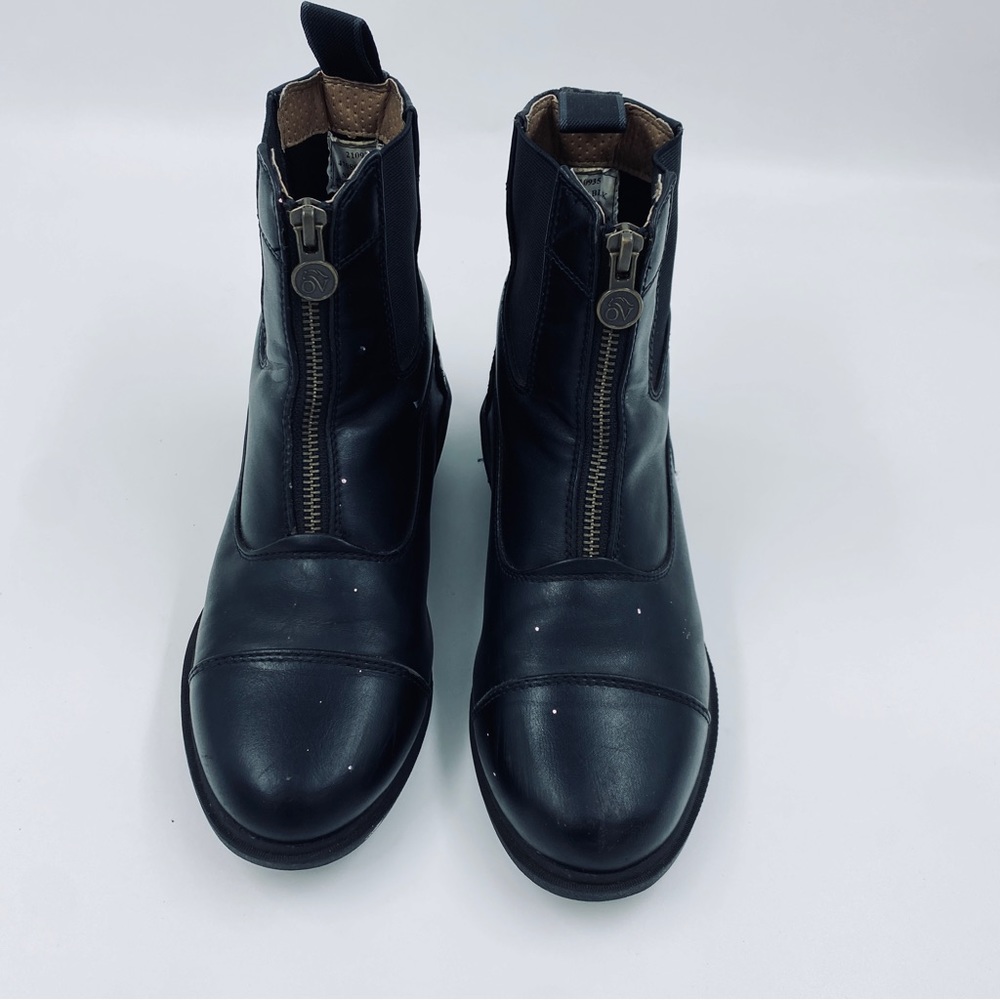 Ovation Quantum Zip Paddock Chelsea Riding Boots Black 4